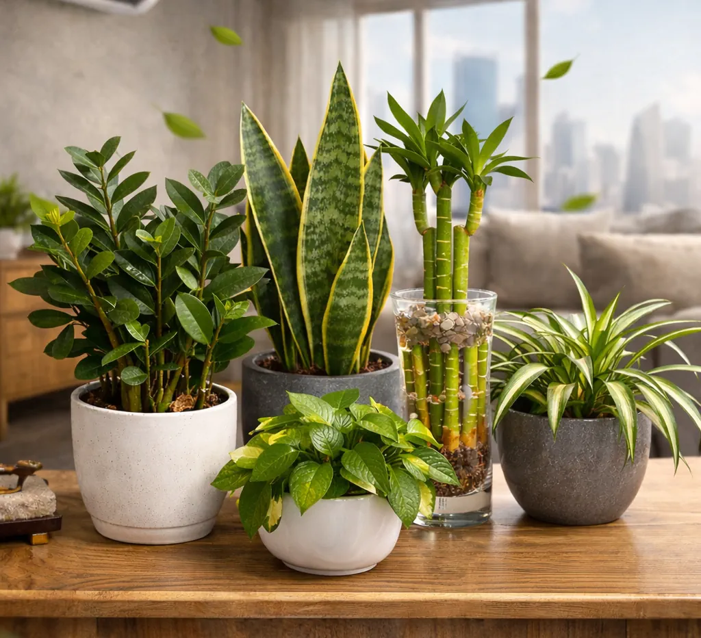 5 نباتات داخلية لا تموت: دليل مشتلي لتحمل أجواء الرياض